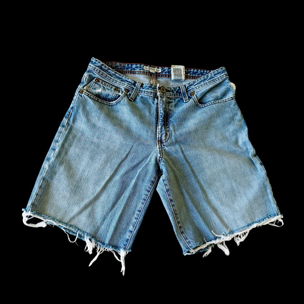 Polo Jeans Co Ralph Lauren Saturday Jean Cut Off Denim Shorts Light Wash 8 29